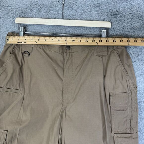 5.11 Tactical Pants Mens 40x34 Brown Cargo Ripstop Relaxed Workwear Utility - Picture 4 of 11